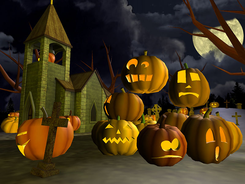 Halloween crazy dancing pumpkins screensaver new