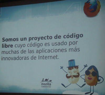 Imagen de la charla Mozilla Paraguay en la Free Software Asunción