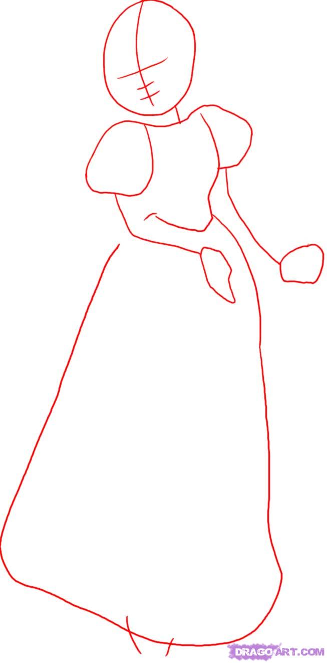 Disney Sketch Snow White by HumanStick on DeviantArt