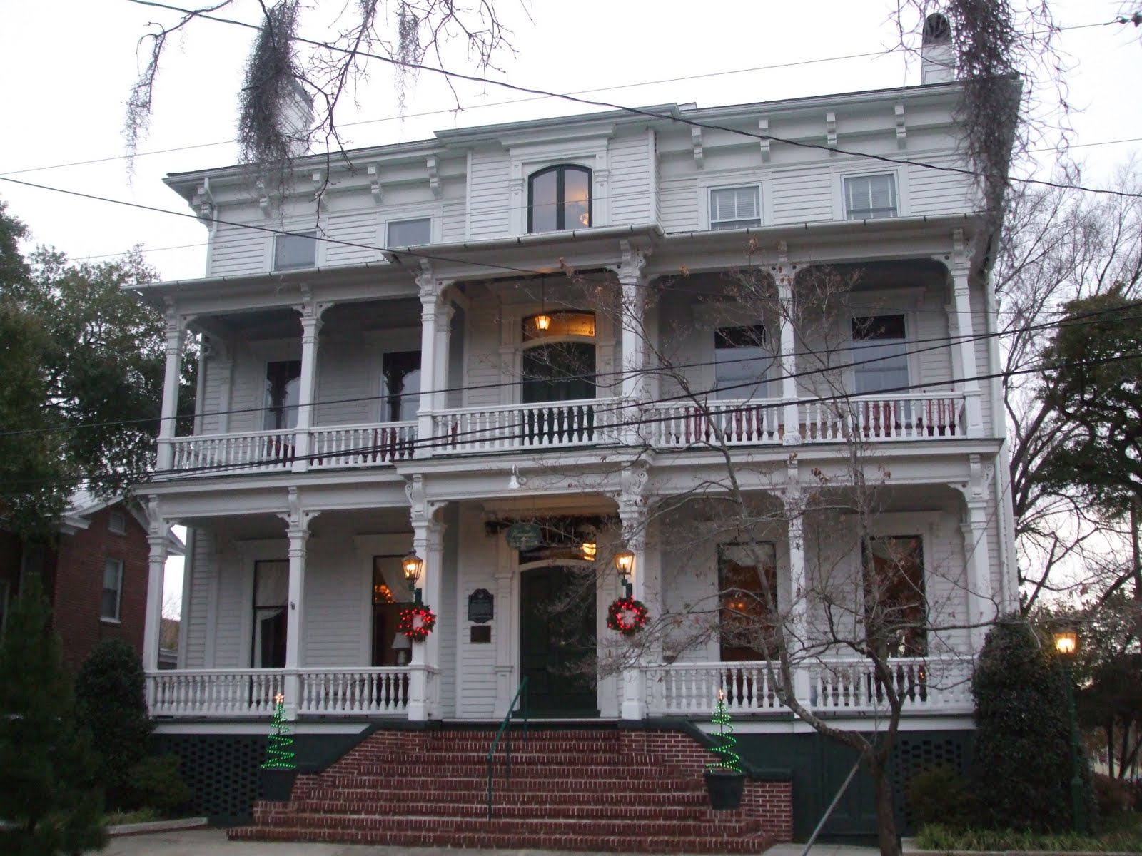 Blue Water Art Carol D. Chewning Christmas in Wilmington, NC