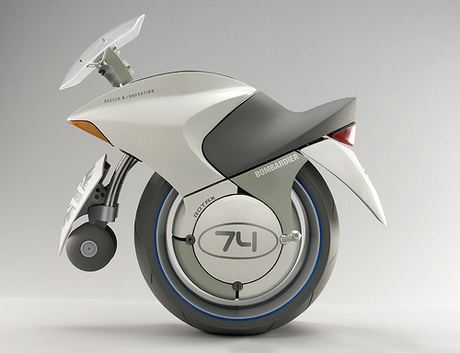 one wheel motorbike