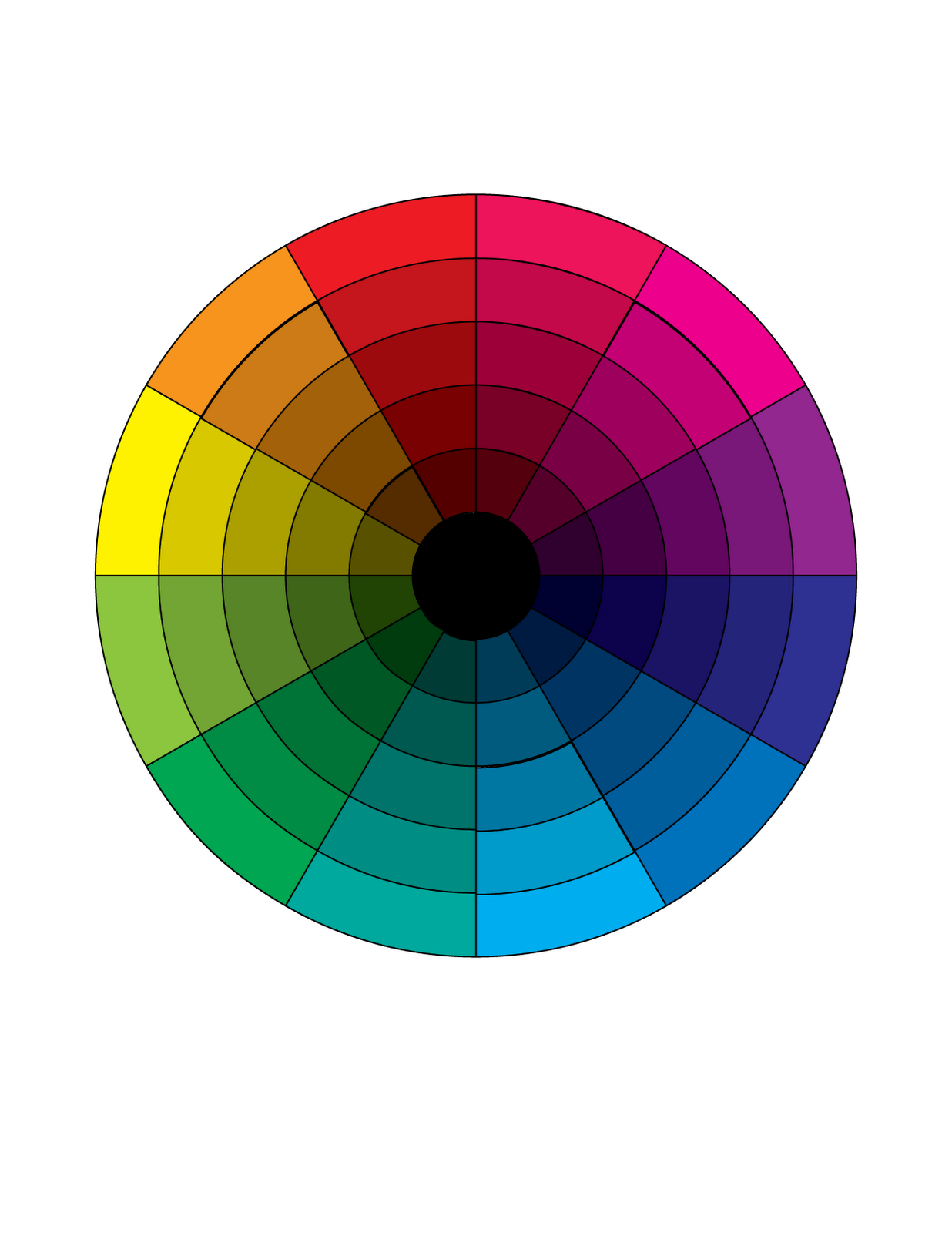 ART 3484C Principles Of Graphic Art Color Wheel Ex ART 3484C Principles Of Graphic Art Color Wheel Ex