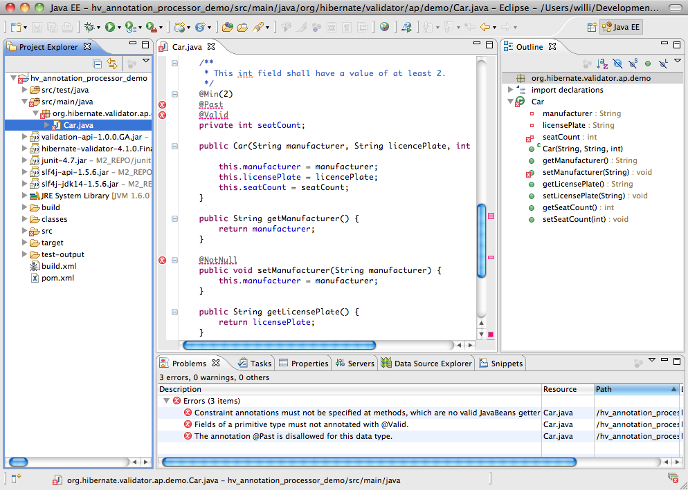 What's new in Hibernate Validator 4.1? - Musings of a Programming Addict