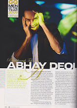 Lovely Abhay Deol for GQ's Men of the year 2009