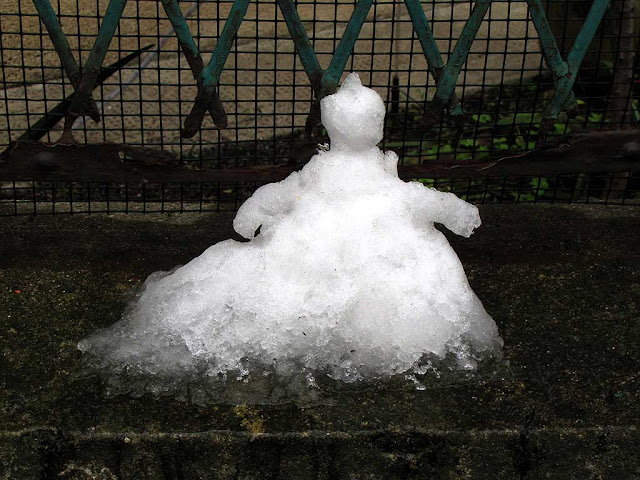 Melting snowman, Livorno