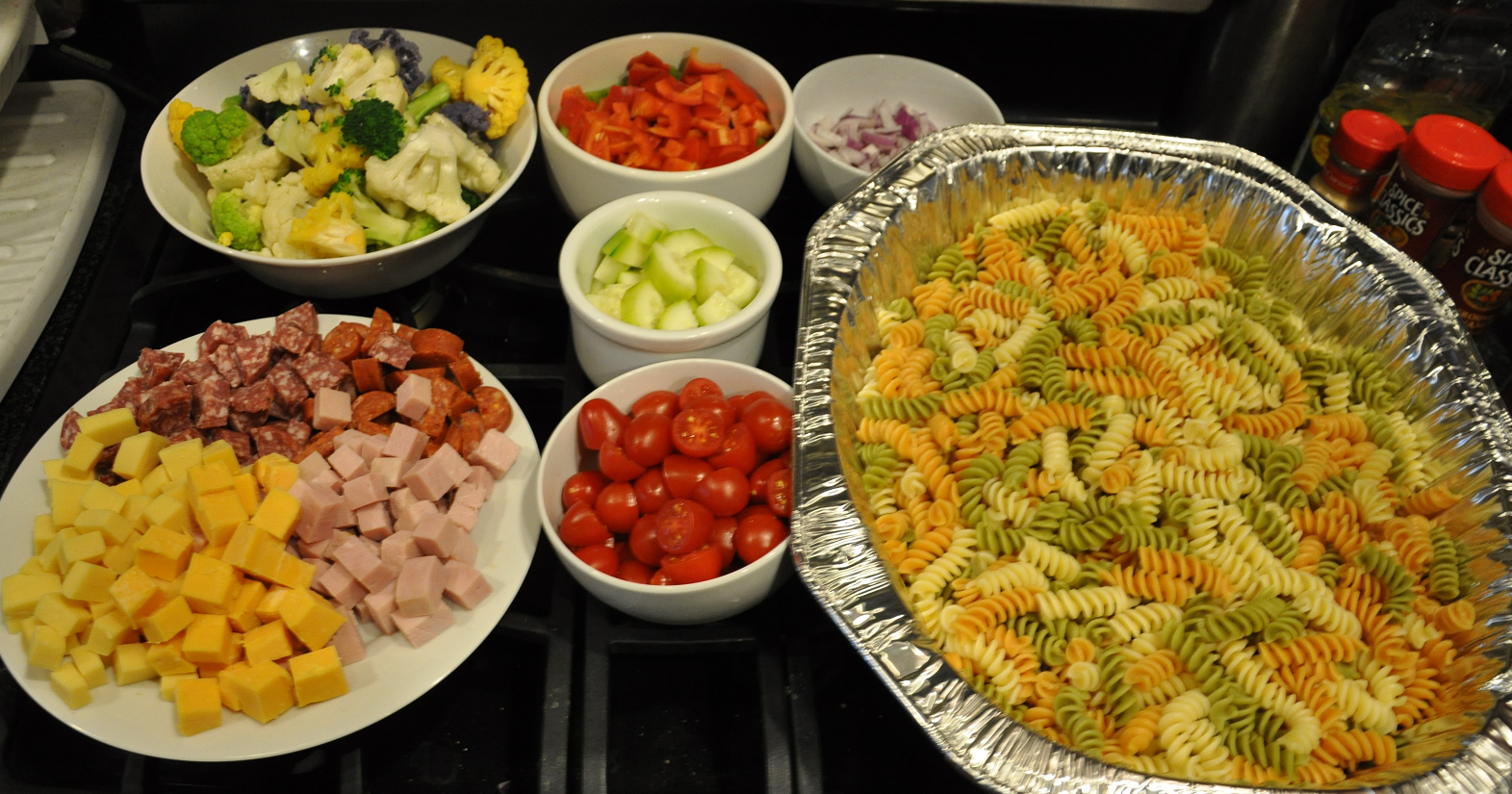The Hoboken Journal: Cooking with Kurt - Giant Sized Zesty Pasta Salad