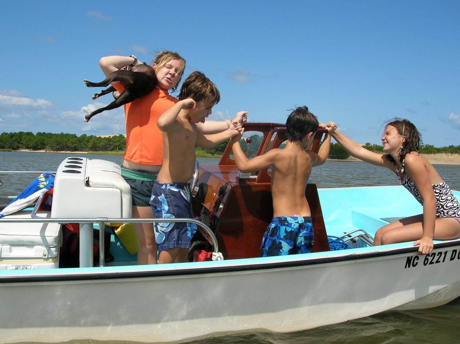 My Crazy Kids On the Boat