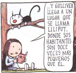 Enriqueta. Imatge de l'il·lustrador Liniers