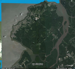 Imagem de satélite do arquipelágo de Mosqueiro-Belém-Pará