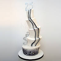 5 Tier Wedding Cake