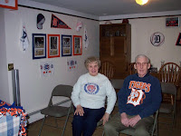 Grandma and Grandpa arrive early for good seats