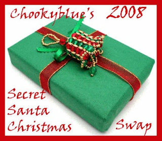 Logo for the swap consisting of a present wrapped in a red bow