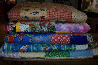 pile of five quilt made for the Underground Railroad