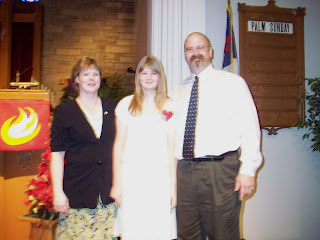 Kari, Abby Craig at church<br />