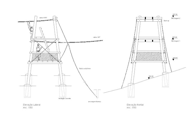 andre eisenlohr + cabana arquitetos: Tirolesas