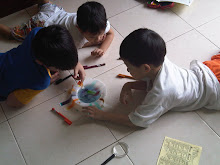 Clay, Evan & Joel observing water can 'walk'!