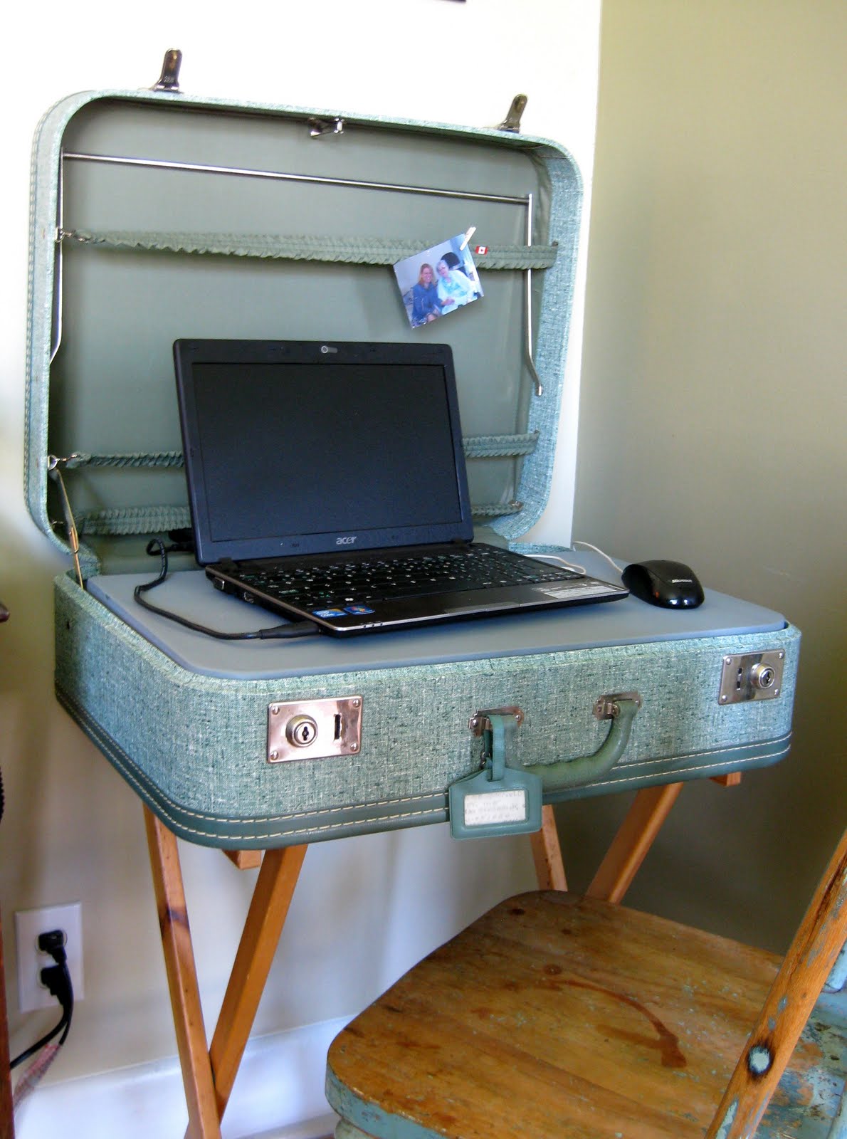 Everything is ticketyboo! The Suitcase Desk