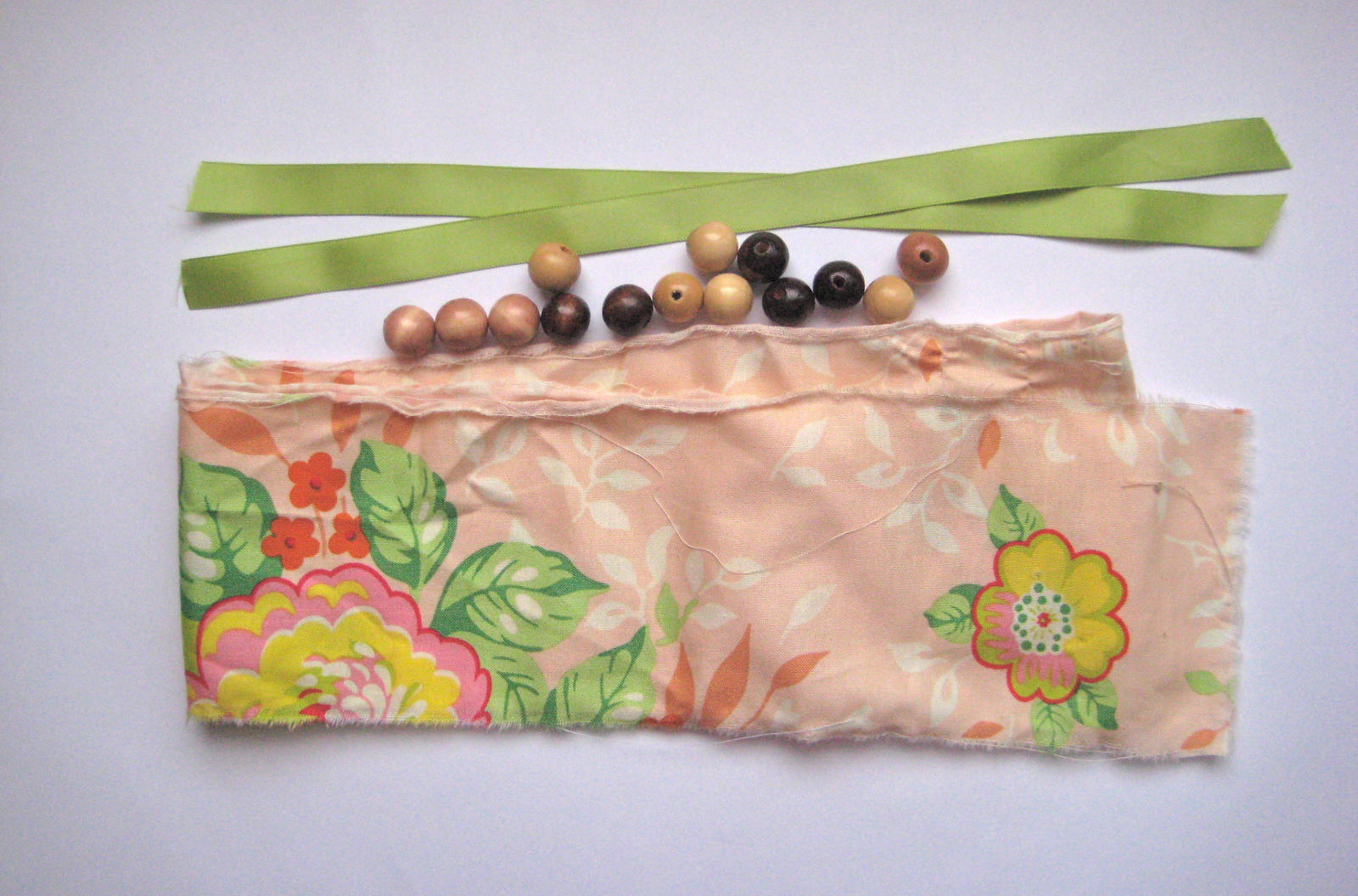 Bead & Knot Fabric Necklace Tutorial Skip To My Lou