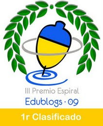 1r PREMI EDUBLOGS 2009