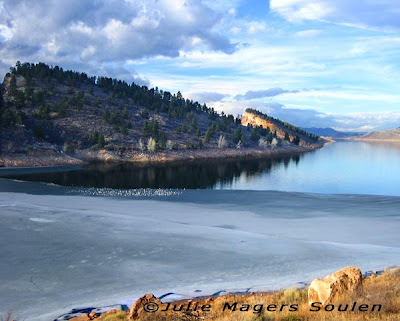 Horsetooth Reservoir near Fort Collins Colorado.