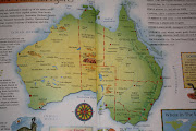 The map of Australia. This is just a test. We set off from Sydney and head .