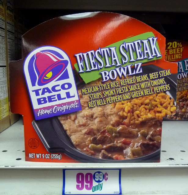 The 99 Cent Chef Deal of the Day Taco Bell Fiesta Steak Bowlz