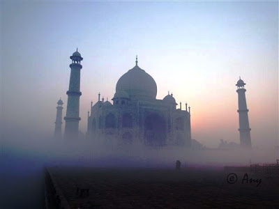 Amanecer en el Taj Mahal