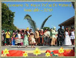 CONCURSO DE DISFRAZ CON MATERIAL RECICLABLE 2010