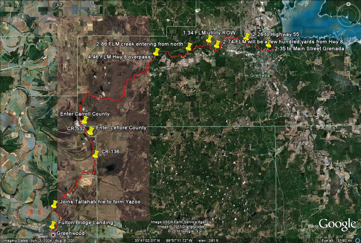 Mississippi Paddler Yalobusha River A quick look