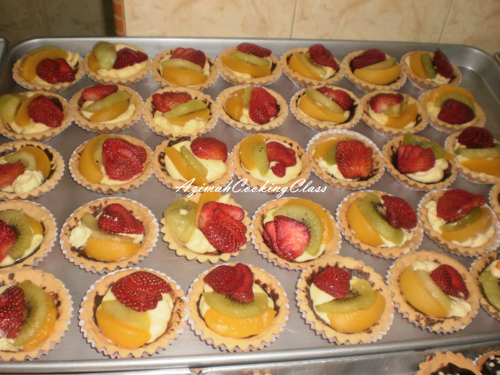 Azimah Cooking Class Tartlets And Puddings
