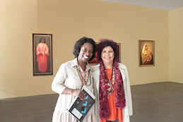 Rita Ribeiro em visita ao Museu Afro Brasil