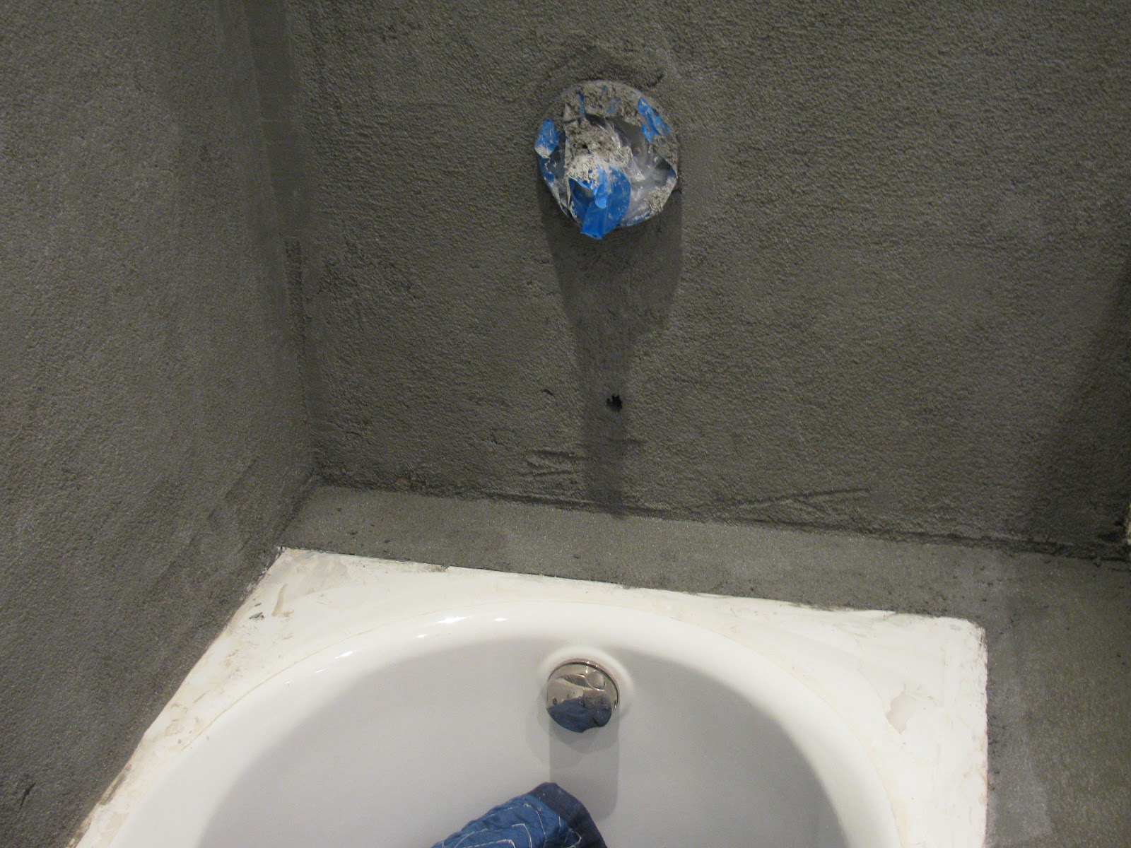 Constructing Bliss After the chicken wire, concrete, of course!