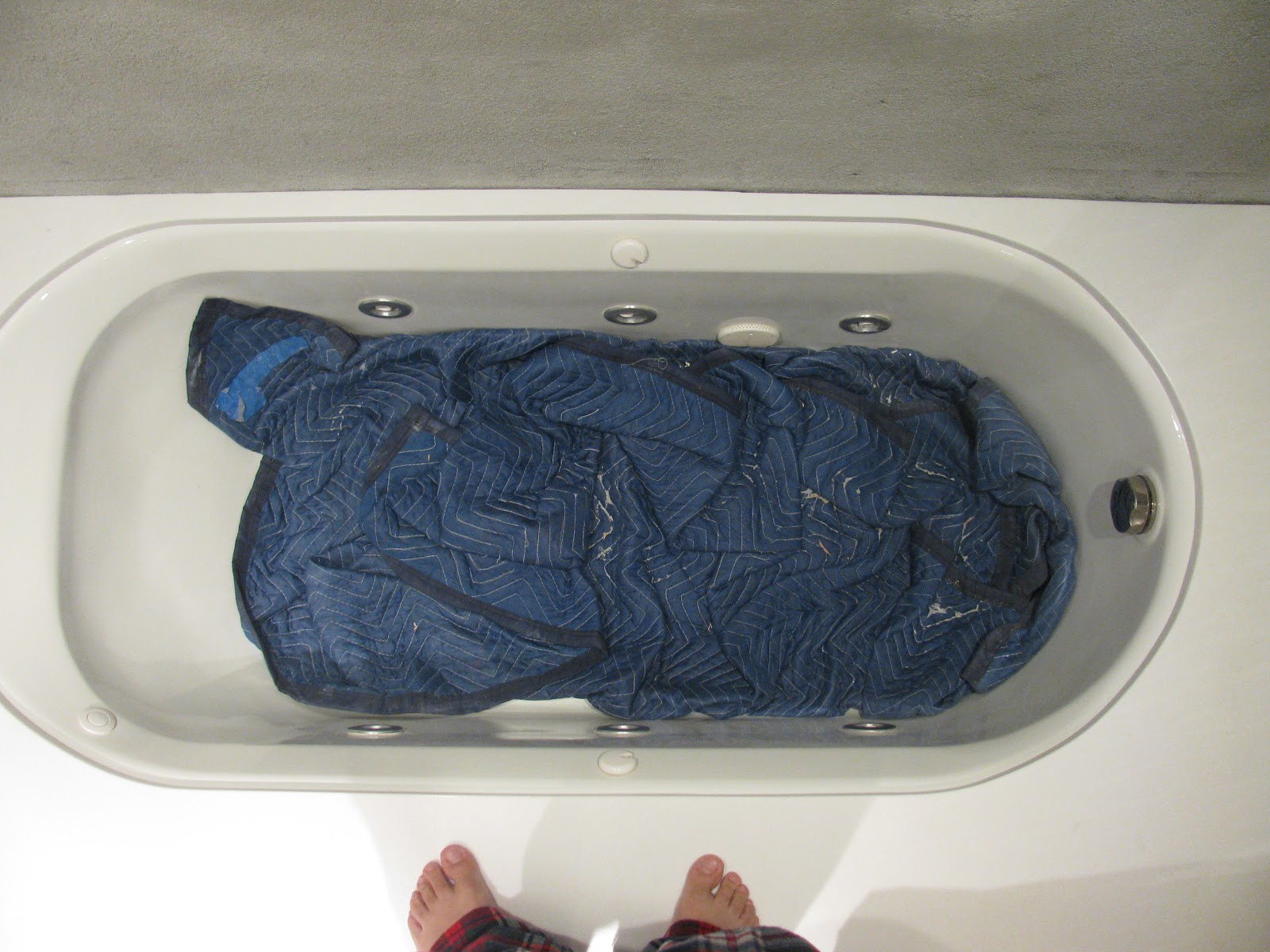 Constructing Bliss After the chicken wire, concrete, of course!