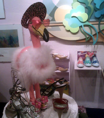 Flamingo in Shoes