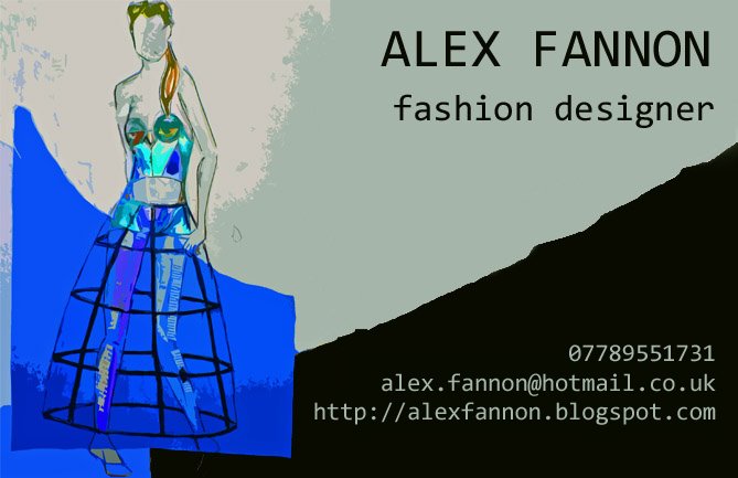 Alex Fannon, Freelance Fashion Designer