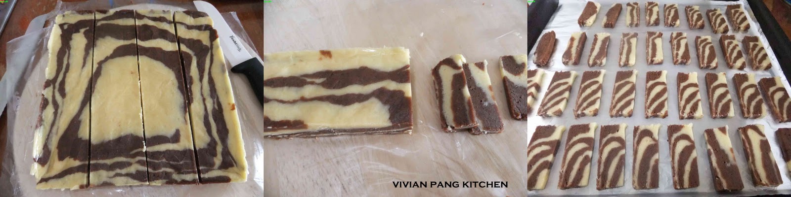 Vivian Pang Kitchen: Zebra Cookies