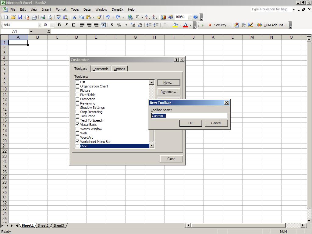 Vista: Excel 2007/2010 Classic Ribbon Tab