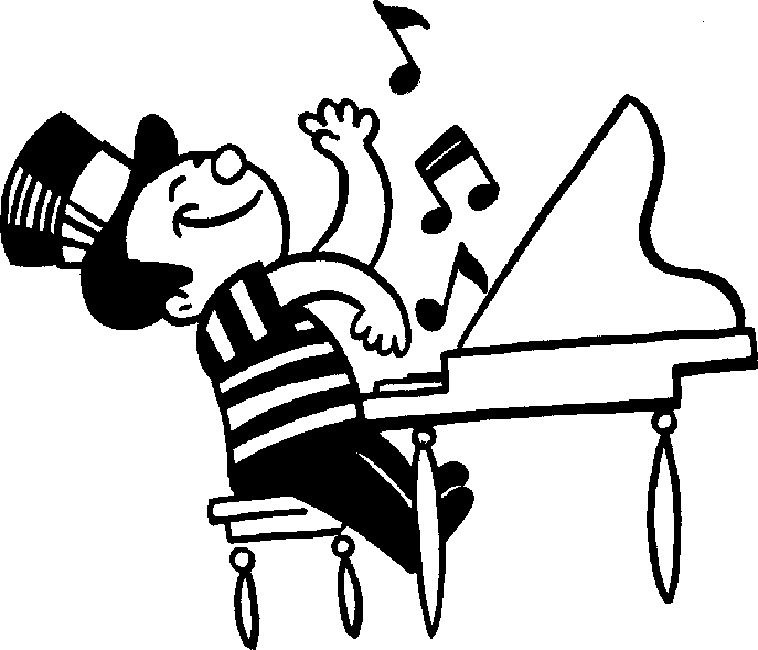 girl playing piano clipart - photo #43
