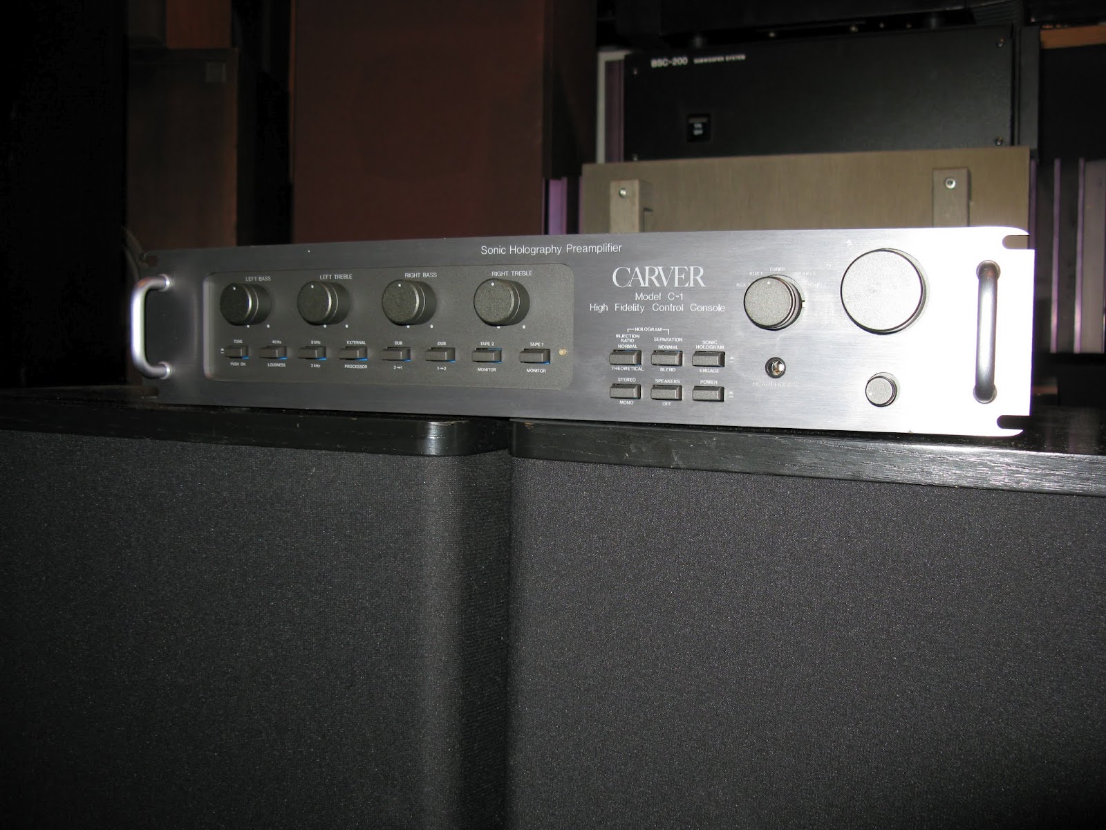 Recycled Stereo Plus: Carver C-1 preamp On Sale $295.00