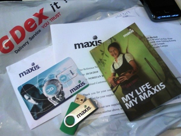 IZAN ~ SweetOmoide: MAXIS Supplementary line HANYA RM 10 ! FREE USB