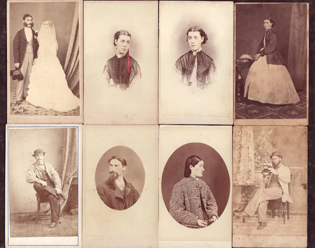 Thomas Nevin's portraits of self, wife, brother and sister 1860s-1880