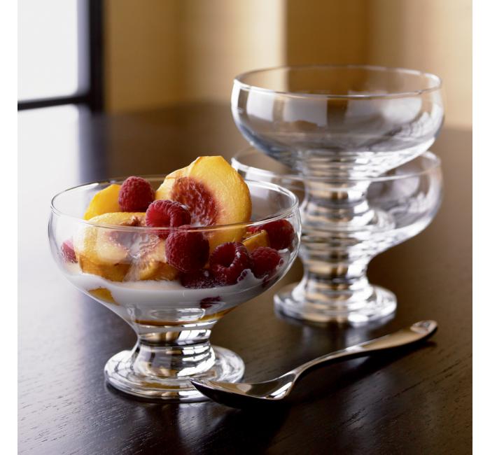 satisfying Crate and Barrel's Footed Dessert Dish