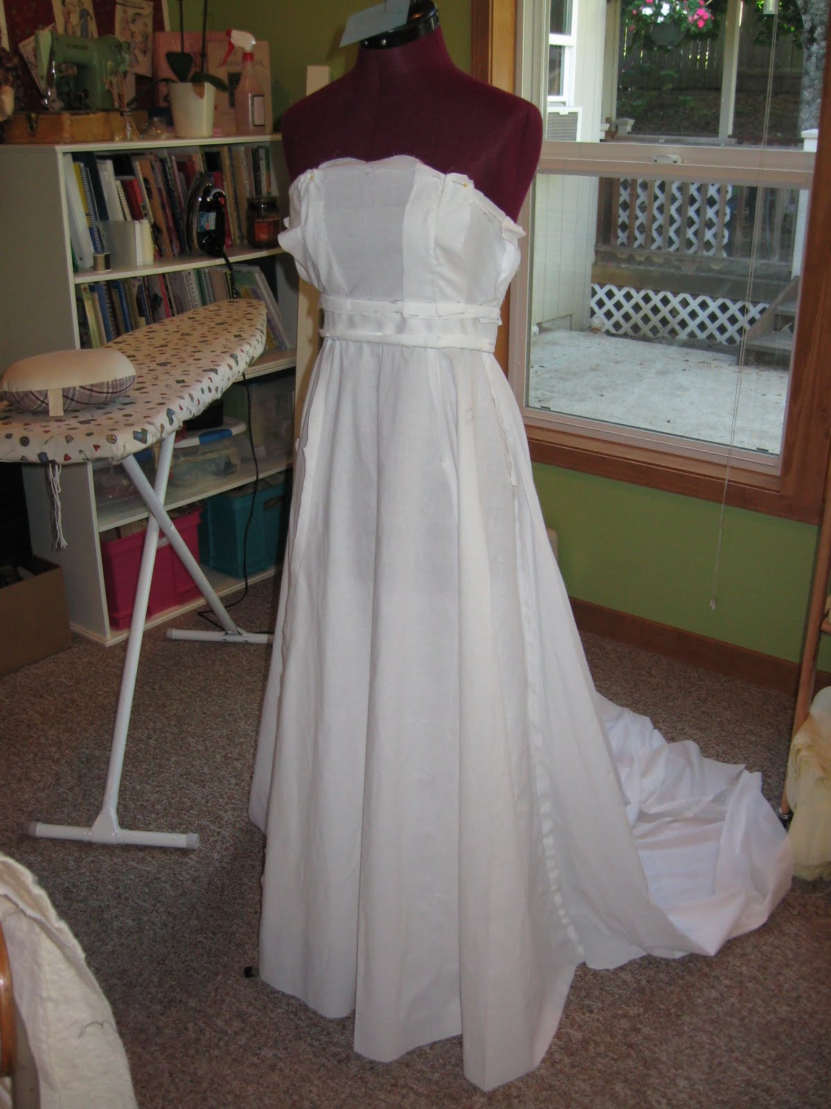 artistic quilting Sewing a Wedding Dress