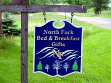 Welcome to North Fork Bed and Breakfast/Gifts Lisbon,NY