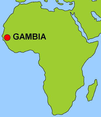 Info Gambia English: Gambia, Location and Map Info Gambia English: Gambia, Location and Map