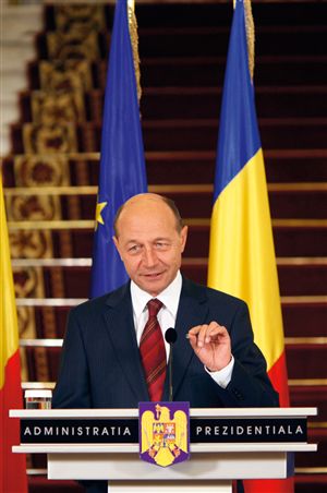 President Traian Basescu, scared of Romanian witches' spell?