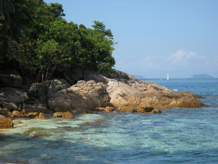 A little secluded beach that we found