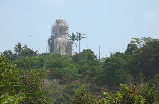 Big Buddha viewed from the road going up the mountain