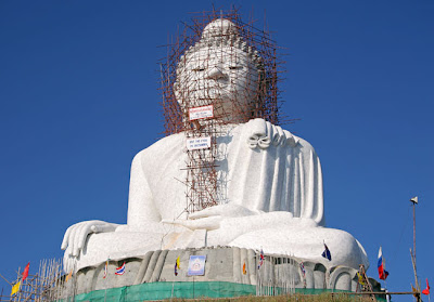 The Big Buddha with some scaffolding