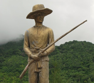 Close up of statue